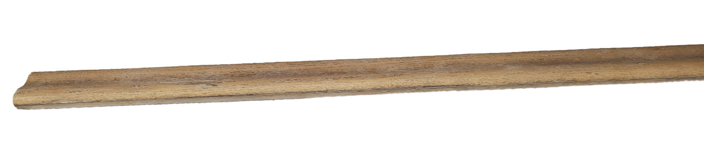 Reclaimed Oak Bar Rail Molding – 72" Bullnose Edge Trim