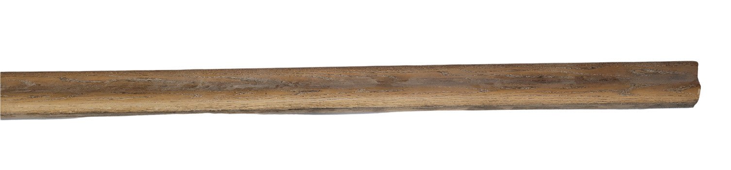 Reclaimed Oak Bar Rail Molding – 72" Bullnose Edge Trim