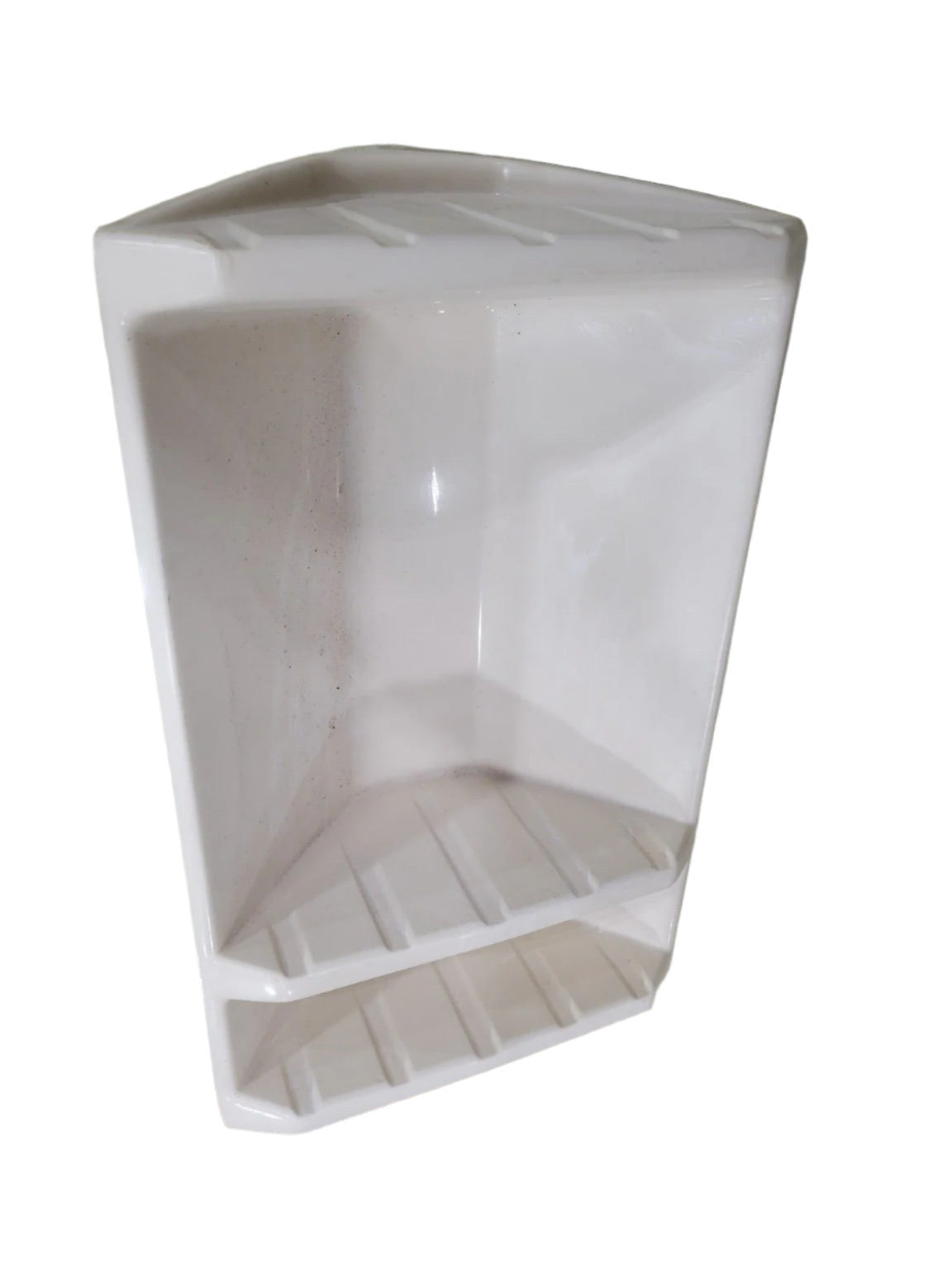 Vintage Composite Shower Soap Holder with Triple Shelf Niche