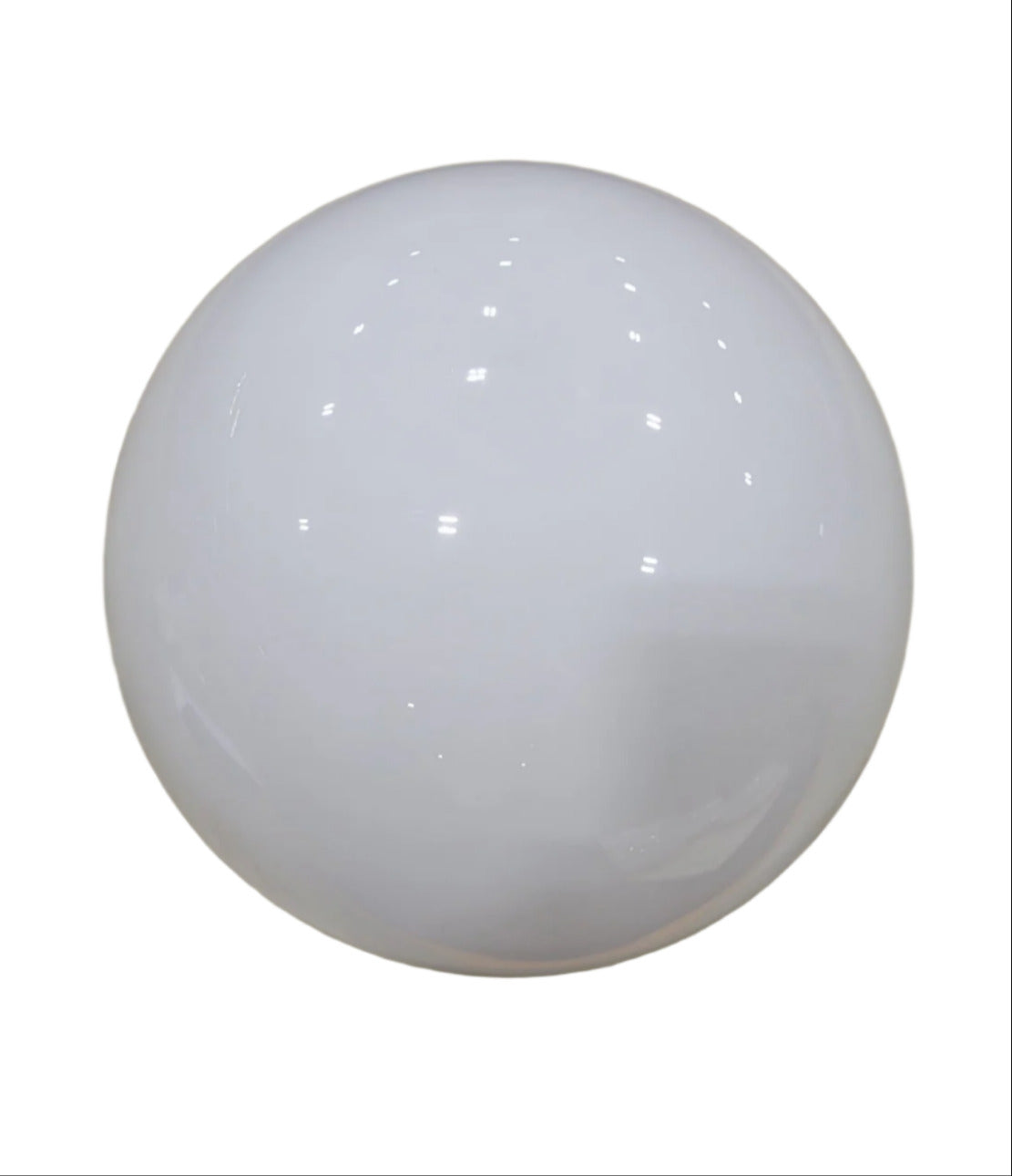 16" White Milk Glass Light Globe Shade