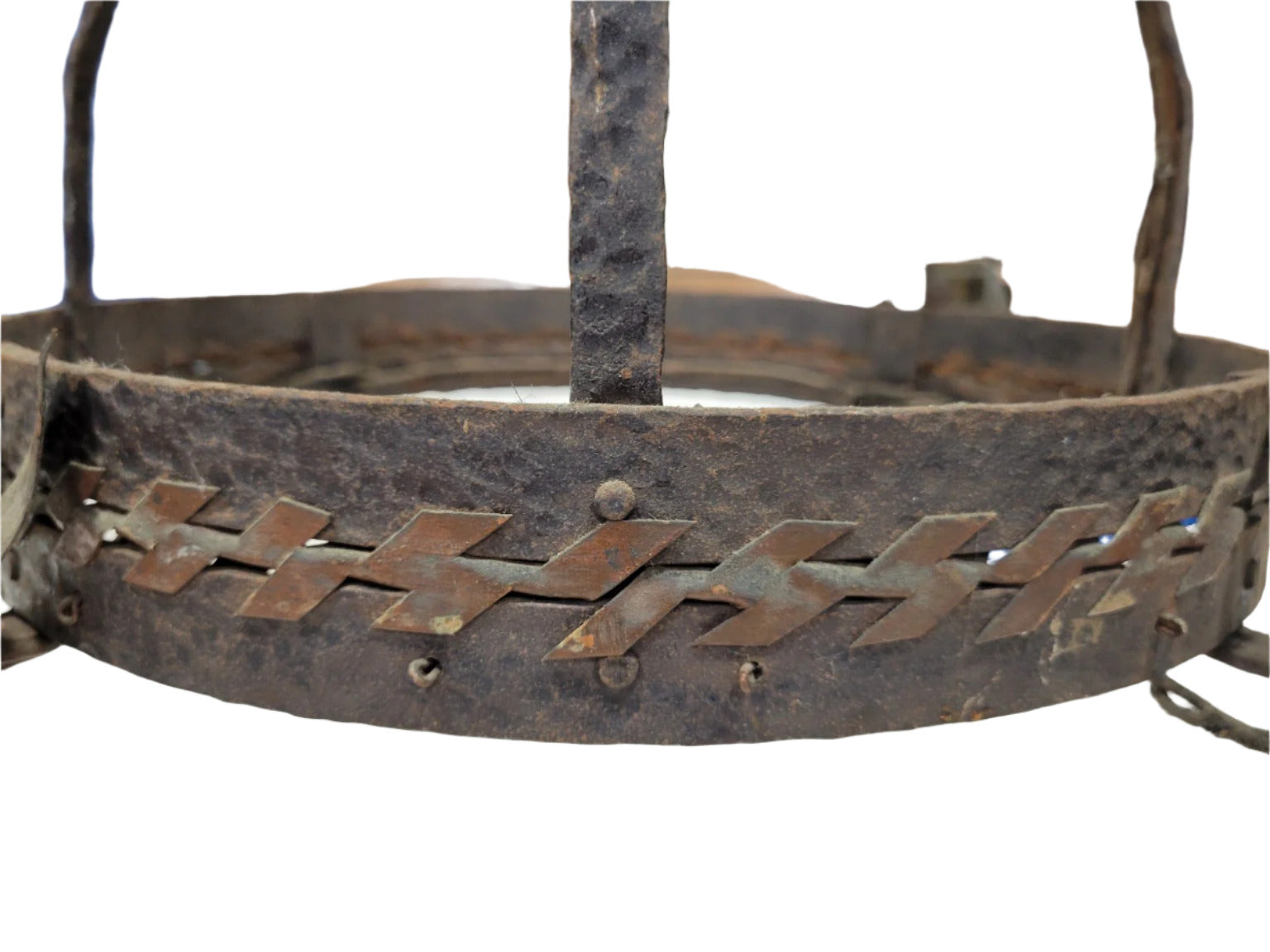 Antique Wrought Iron 4-Light Chandelier – Bryant Sockets