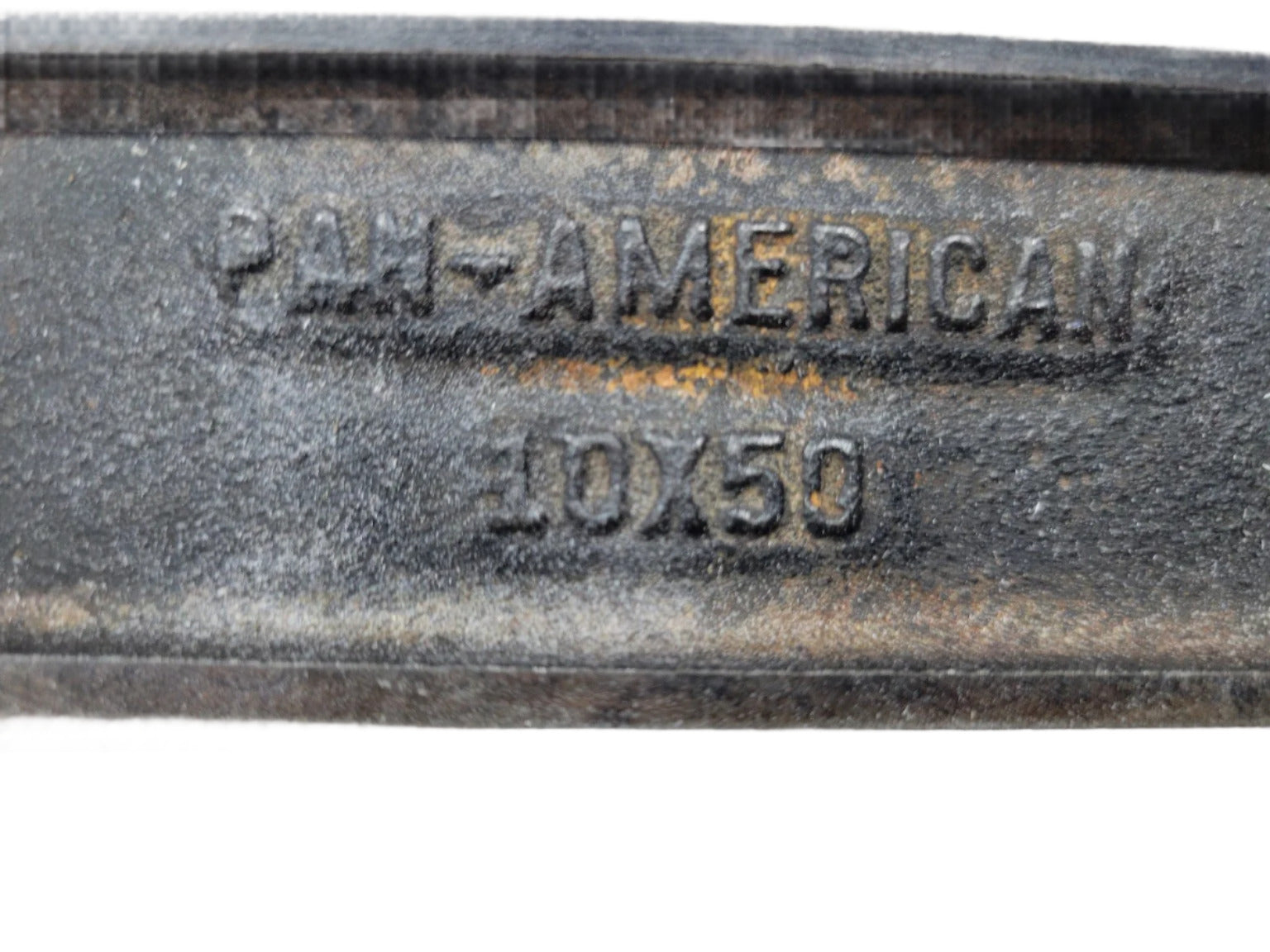 Pan-American Cast Iron Letterpress Block – Model 10X50