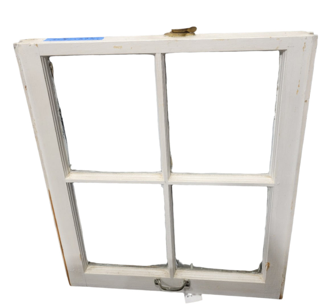 Antique 6-Pane Wood Window Sash – 24 3/8" W x 29 3/4" T