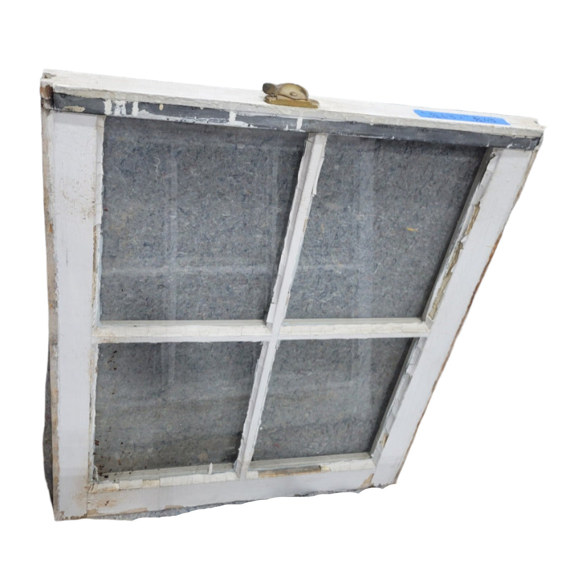 Antique 6-Pane Wood Window Sash – 24 3/8" W x 29 3/4" T