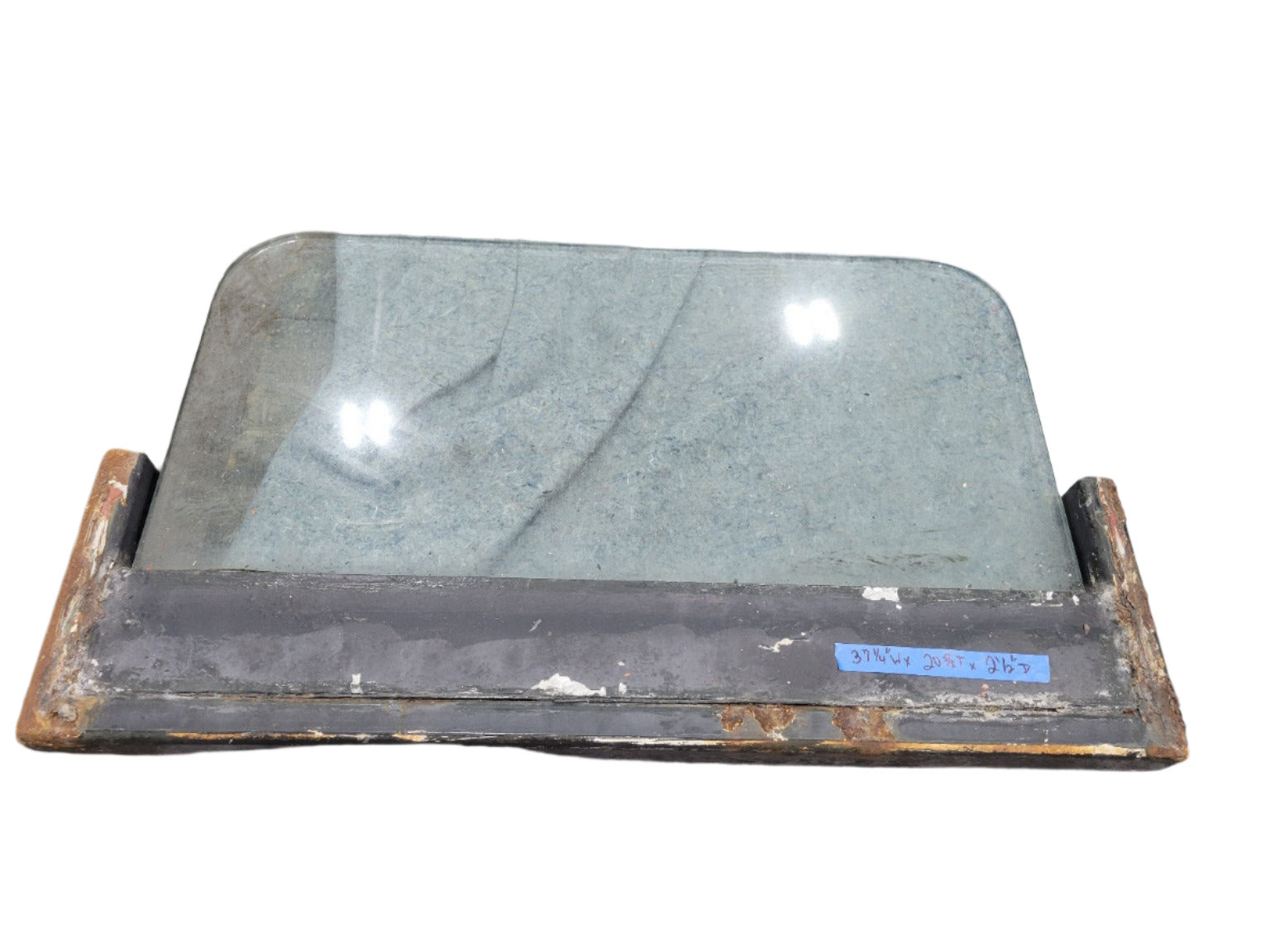 Industrial Salvaged Steel and Glass Transom Window – From Jacobs Pavilion, Cleveland