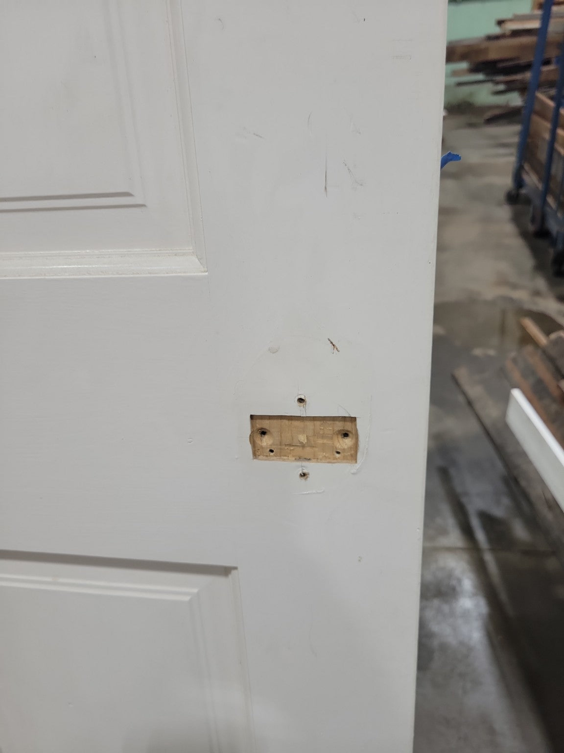 White Painted 6-Panel Wood Door – 29 ¾" x 79 5/8"