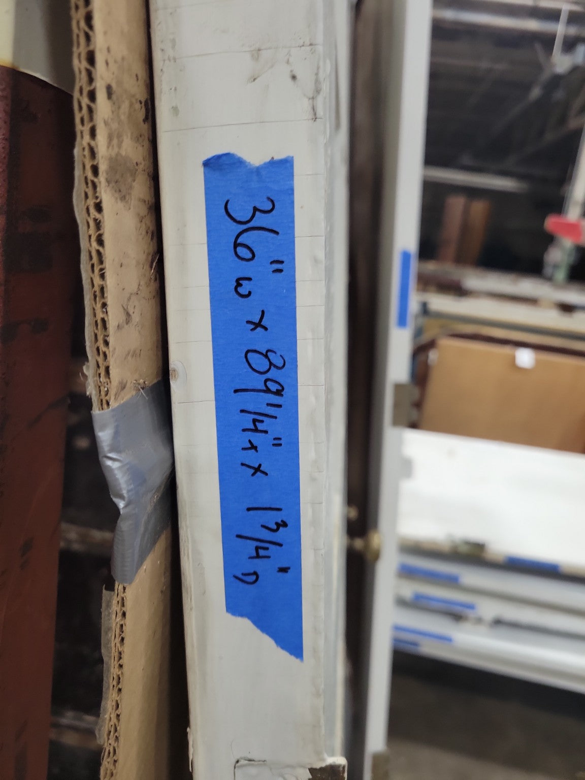 Vintage 12-Lite Exterior Door with Mail Slot – 36 x 80 ¼