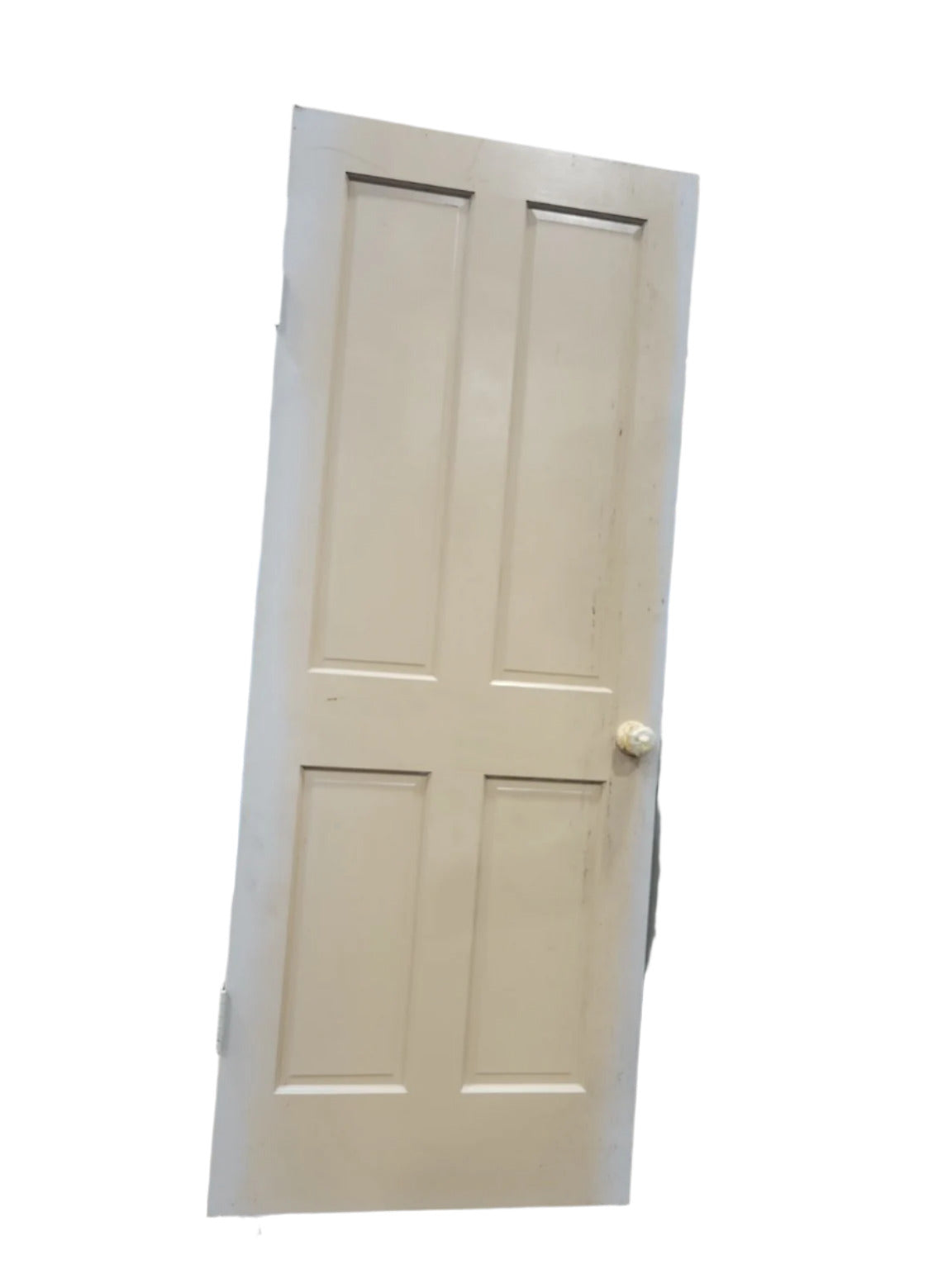 Cream 4-Panel Interior Door – 31 ⅝" x 80" (D)