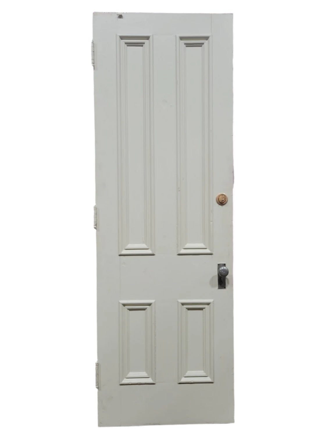 Antique Four-Panel Painted Door – 30" x 80 ½" (FF)