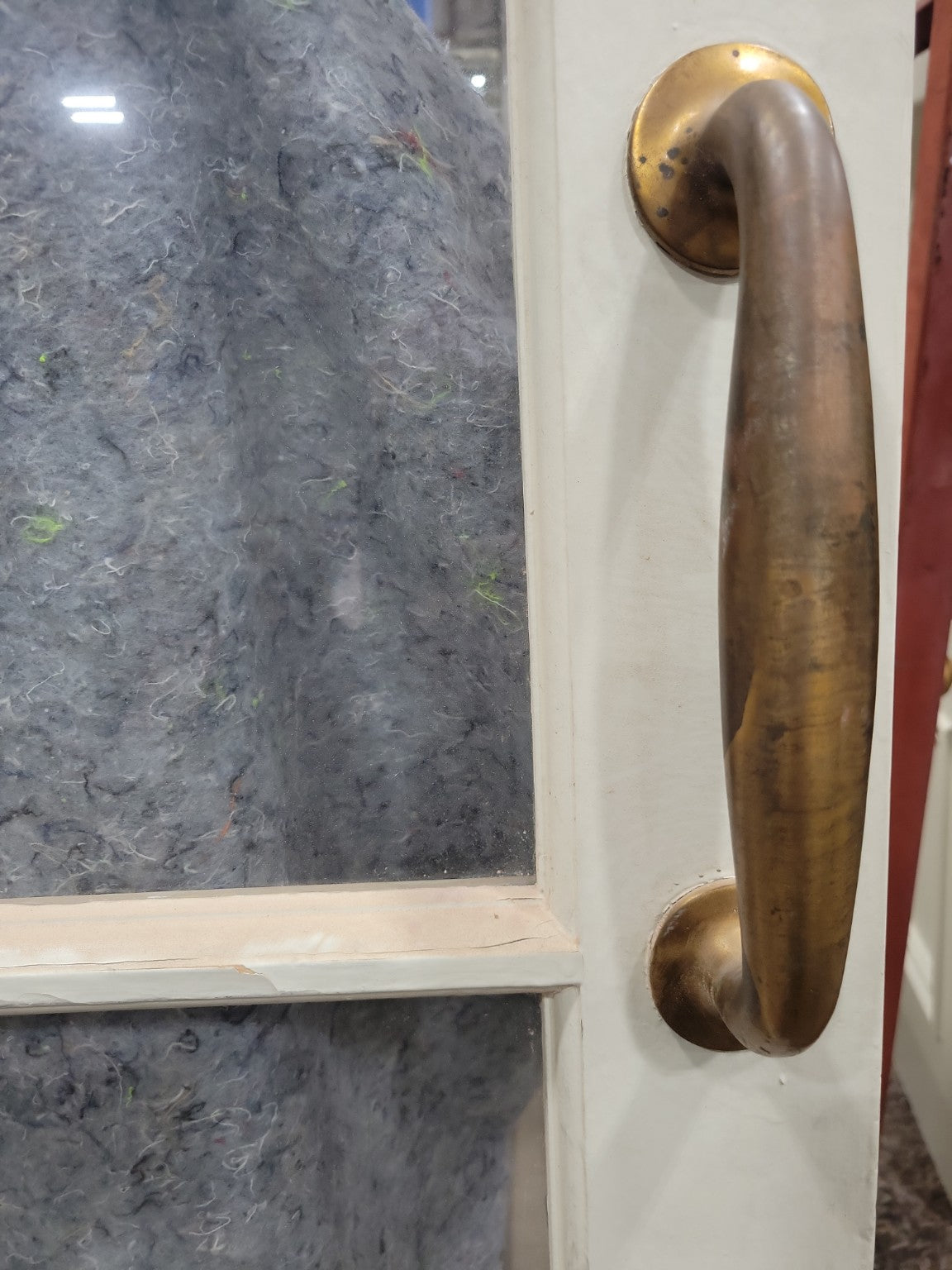 10-Lite French Door with Brass Handle and Door Closer – 36" W x 79 ¾" T (TT)