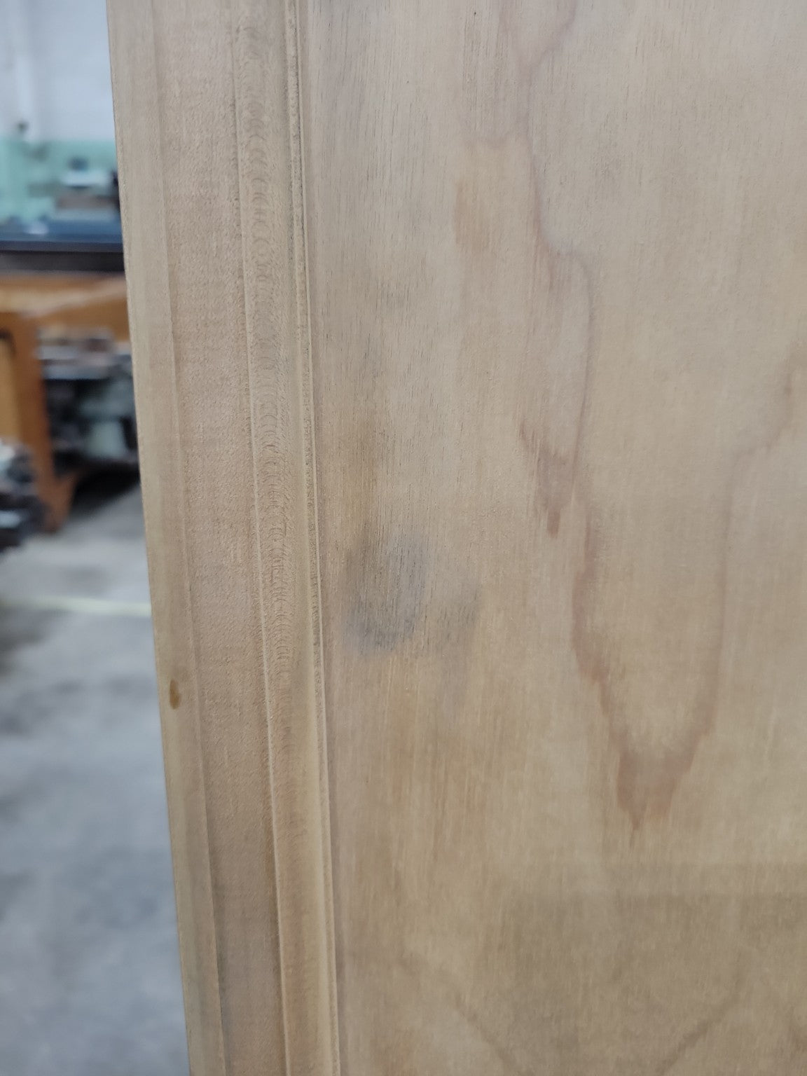 Flush Unfinished Birch Door with Astragal – 24" W x 84" T (VV)