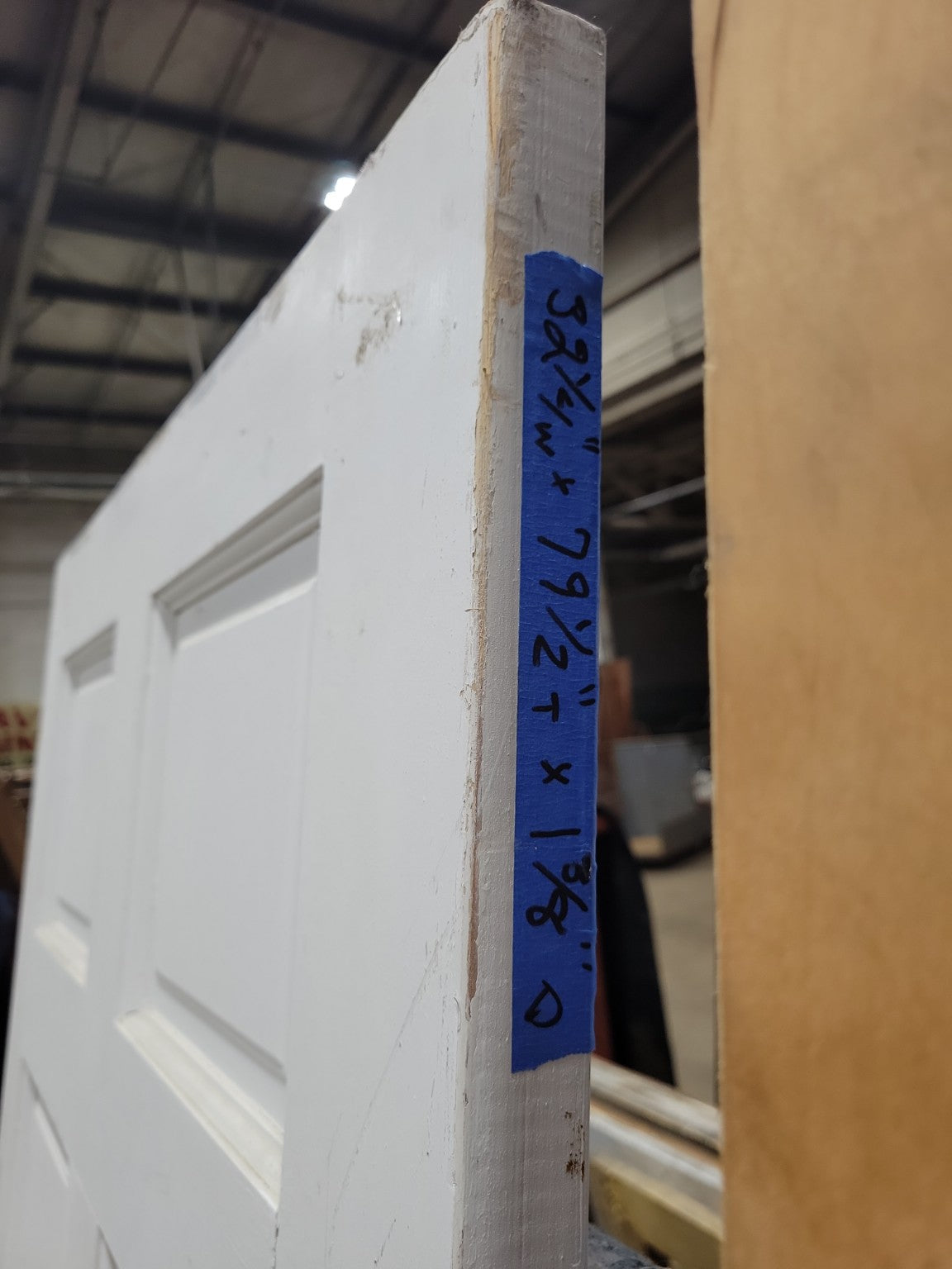 Vintage 6-Panel Interior Wood Door – 32 ¾" x 79 ½" x 1 ⅜"