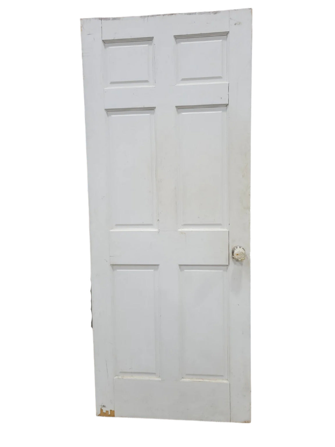 Vintage 6-Panel Interior Wood Door – 32 ¾" x 79 ½" x 1 ⅜"