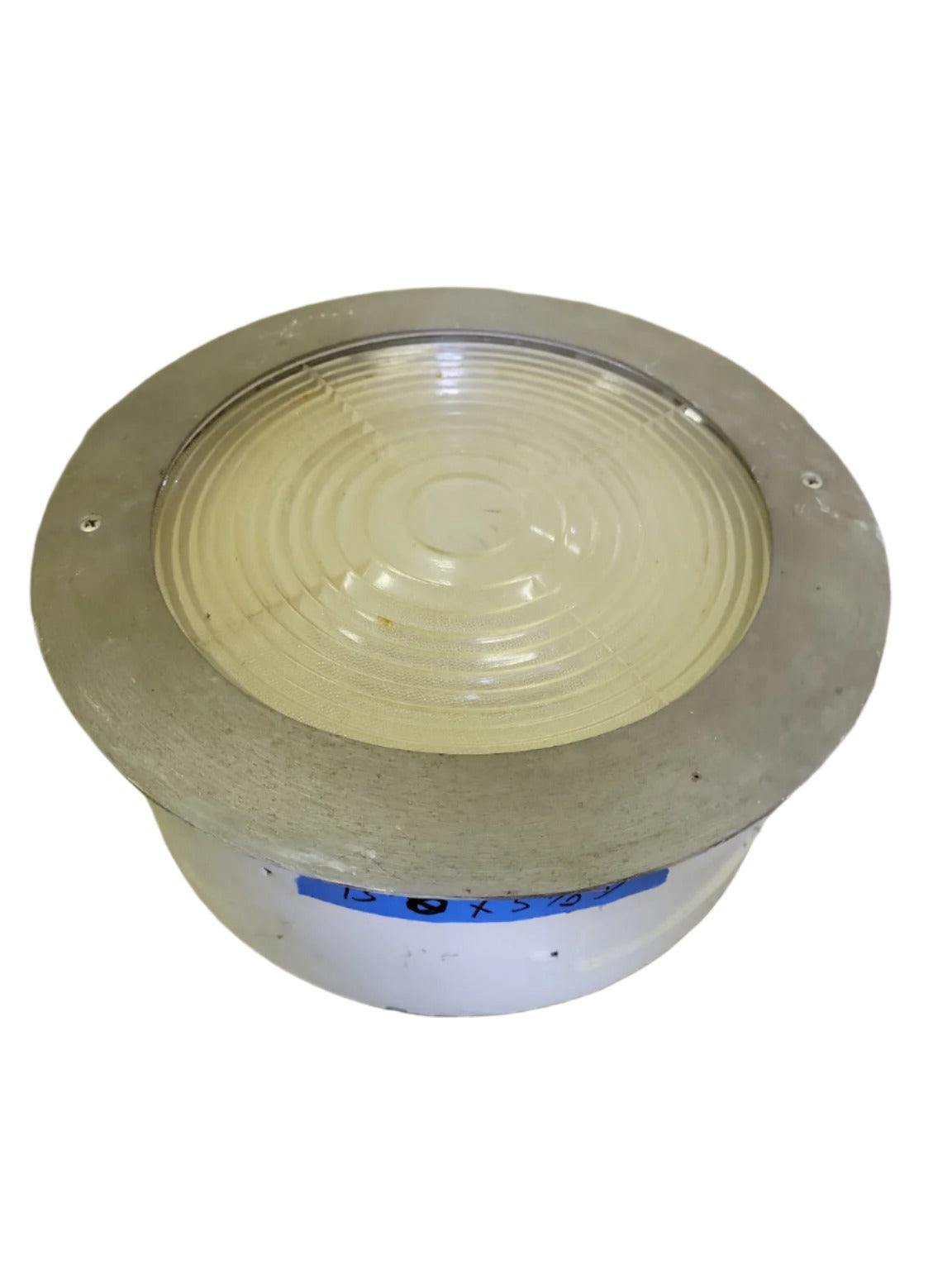 Vintage Industrial Ceiling Light Fixture – 13" Diameter