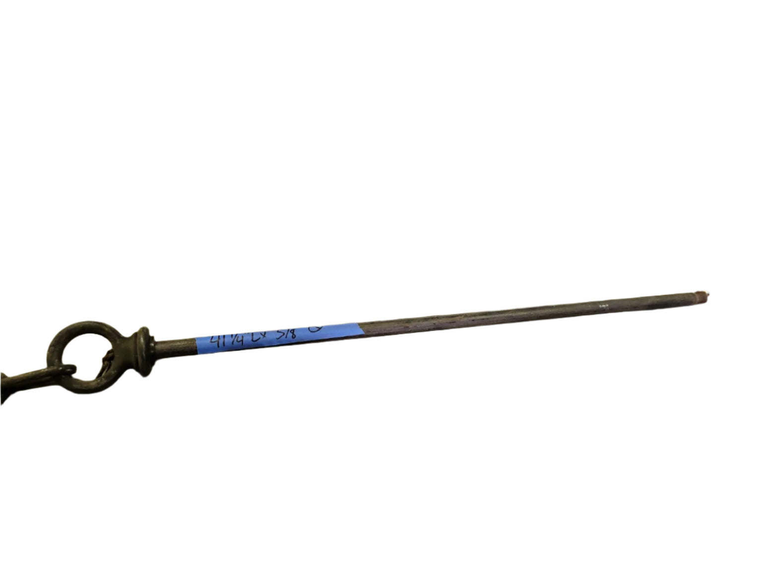 Antique 41 ¼" Downrod with 5/8 Threaded Nipple and Swivel Chain Links