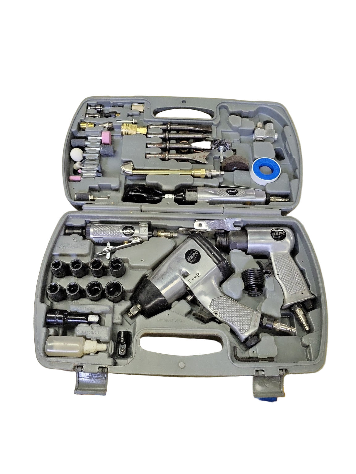 DeVilbiss Air Power Company Pneumatic Tool Kit – Complete Set in Case