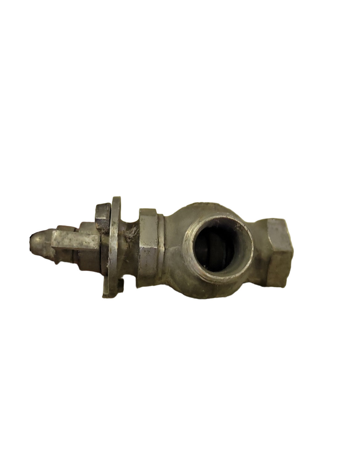 Antique Mouat Cleve Brass Fire Hose Valve – Pat. Feb. 8th, 1916 – 1" Pipe Opening