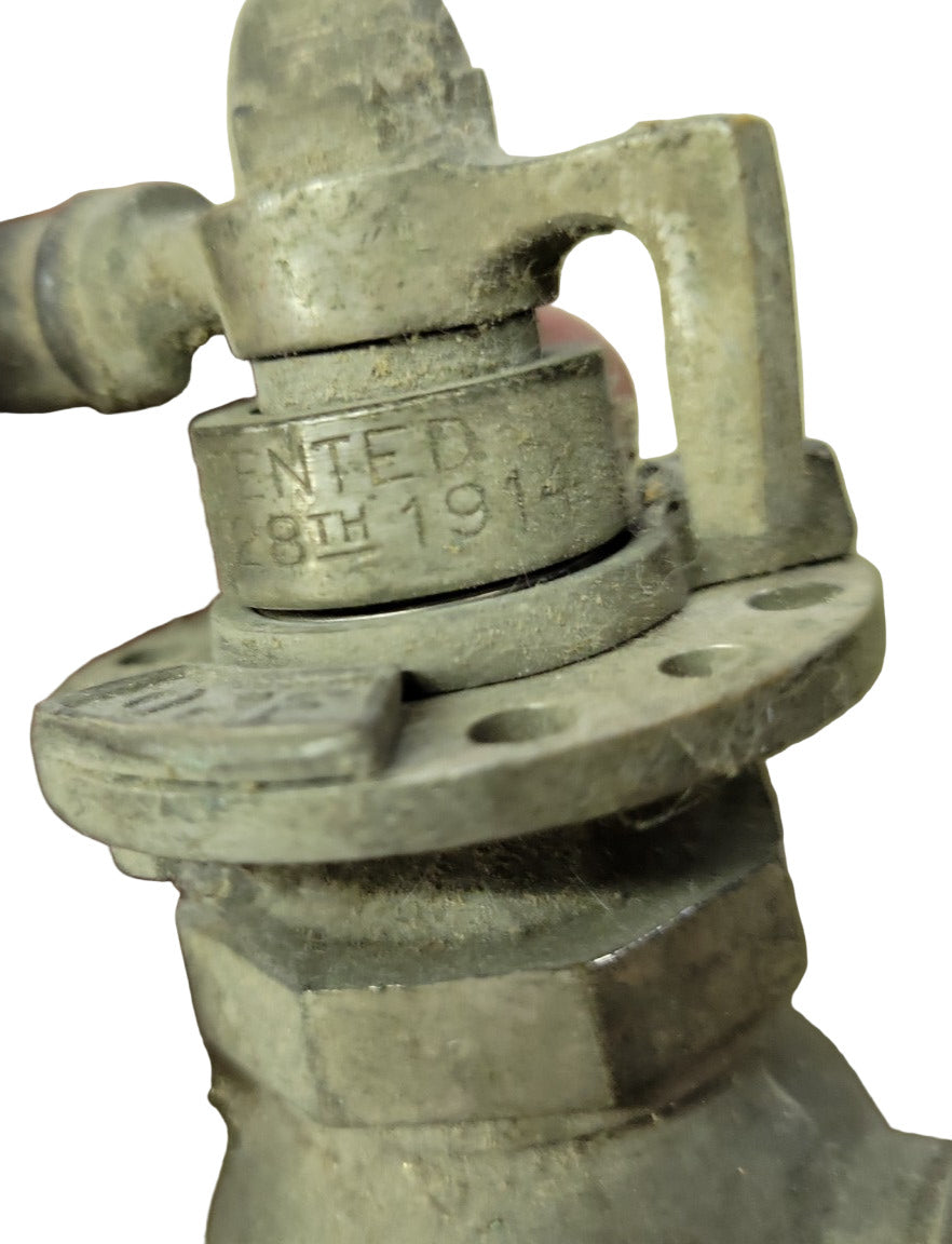 Antique Mouat Cleve Brass Fire Hose Valve – Pat. Feb. 8th, 1916 – 1" Pipe Opening