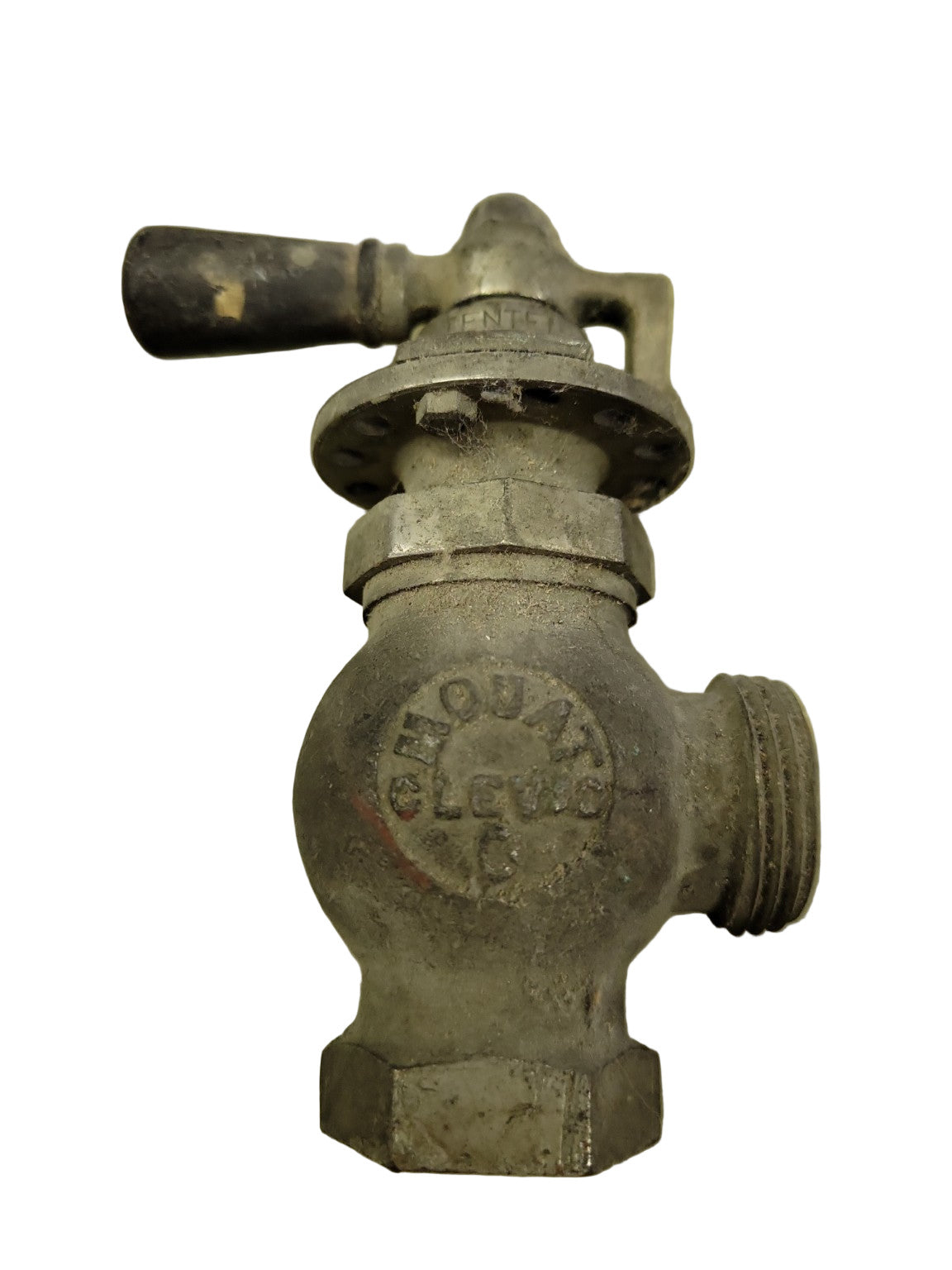 Antique Mouat Cleve Brass Fire Hose Valve – Pat. Feb. 8th, 1916 – 1" Pipe Opening