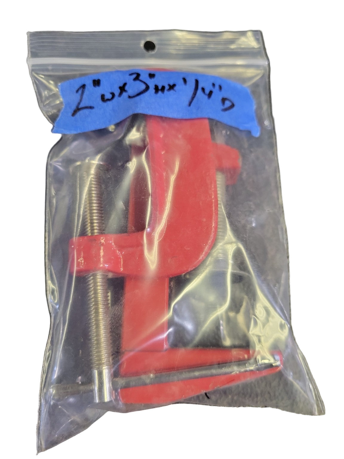 Mini Red Table Vise – Clamp-On Style Set of 2