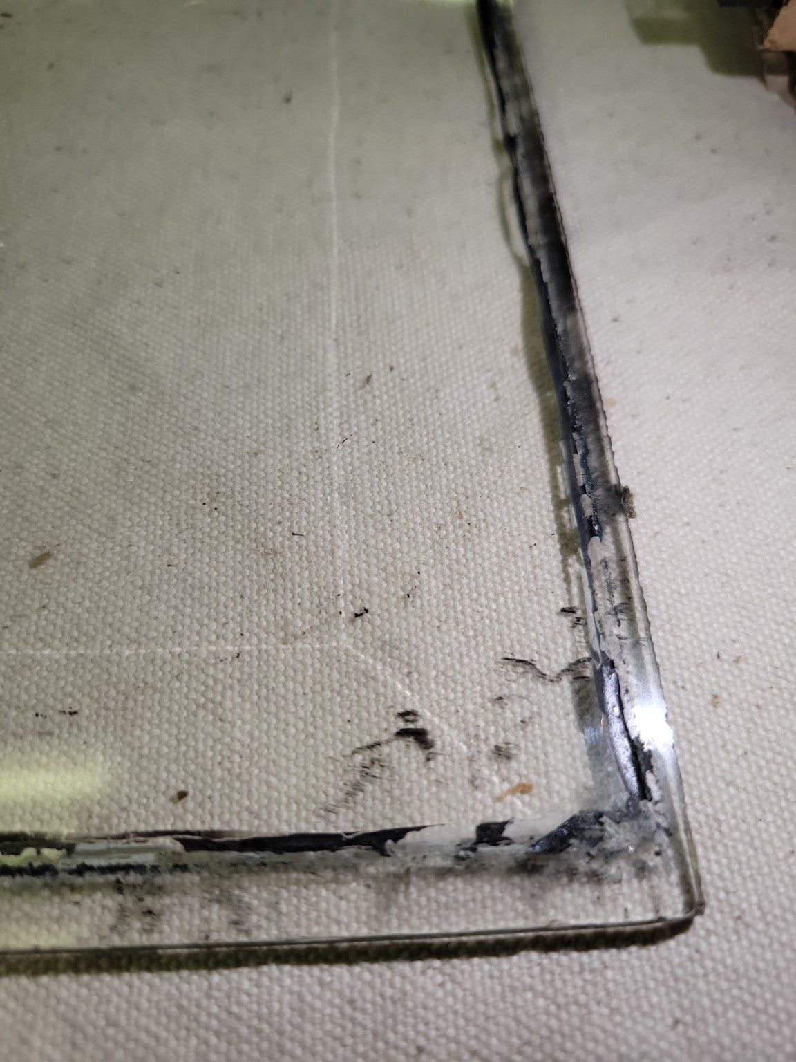 Beveled Glass Panel – Clear, Rectangular