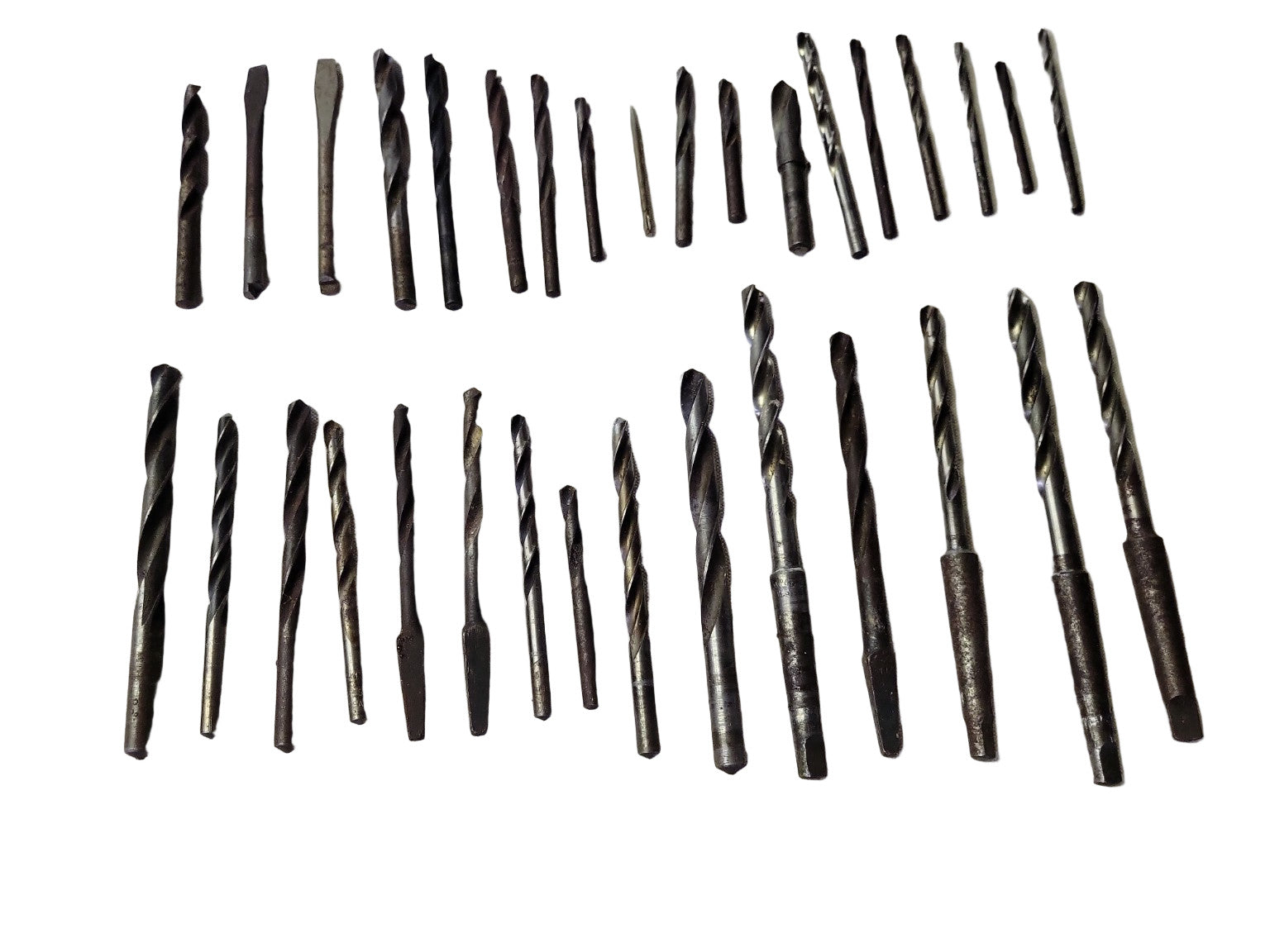 Mixed Lot of Vintage Drill Bits – High-Speed Steel & Auger