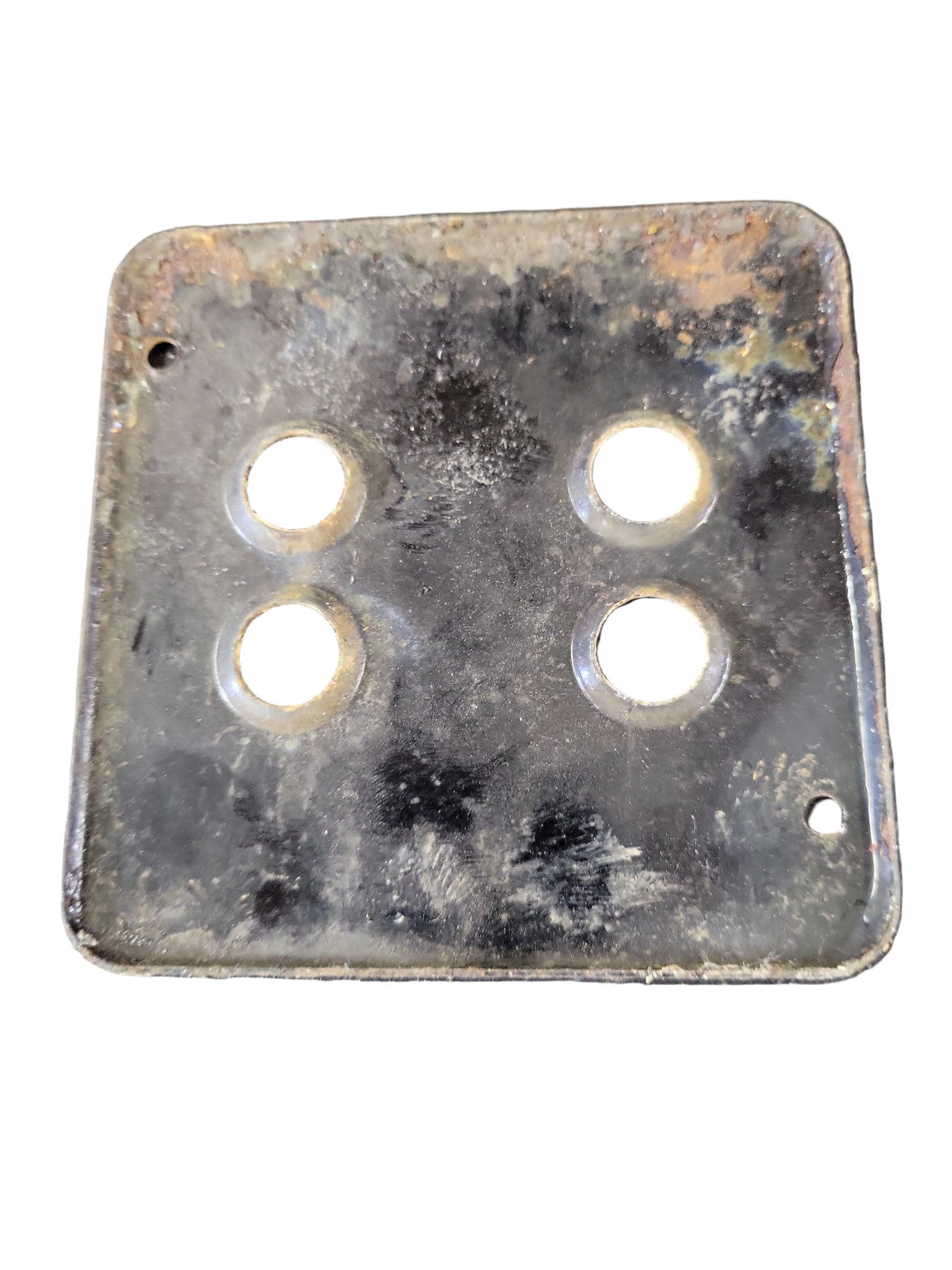 Vintage 4-Hole Metal Switch Plate Cover – Salvaged Steel