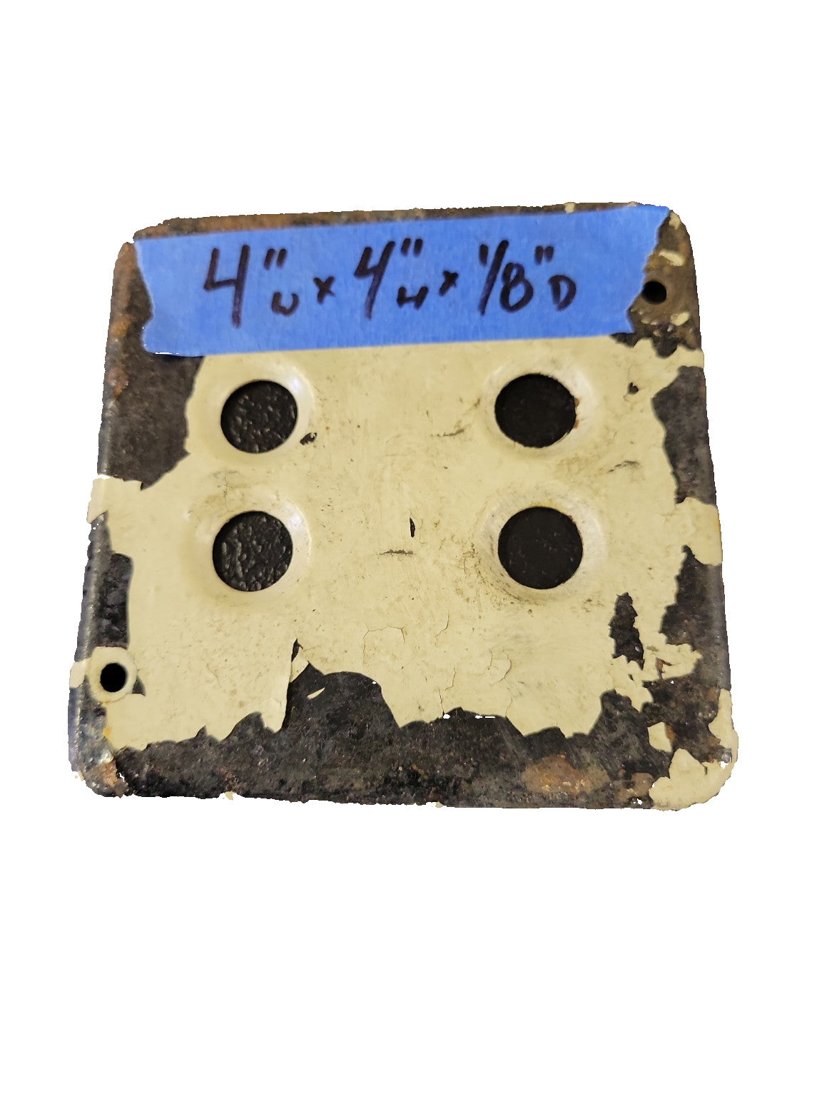 Vintage 4-Hole Metal Switch Plate Cover – Salvaged Steel