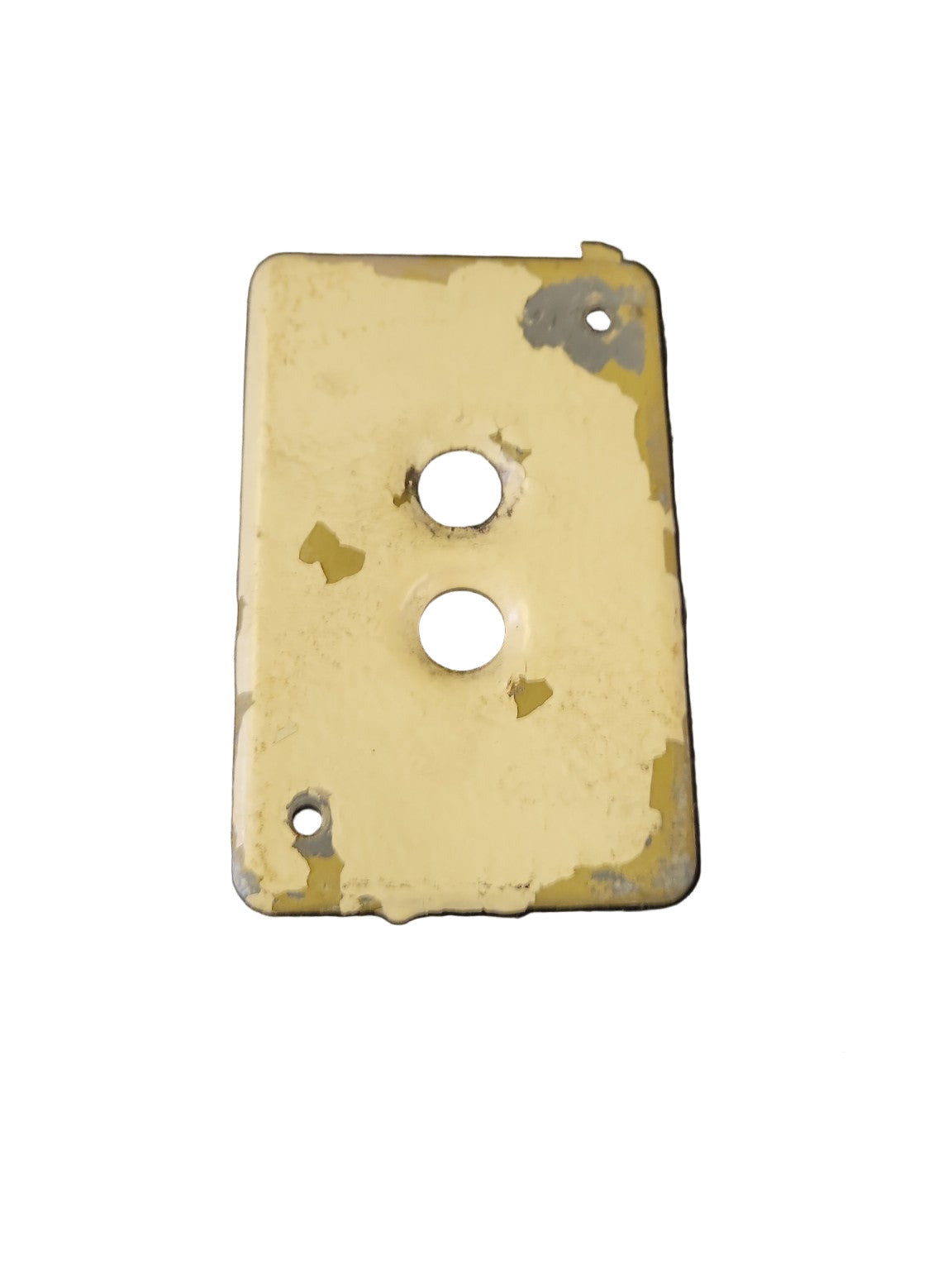 Vintage 2-Hole Metal Switch Plate Cover – Salvaged Steel