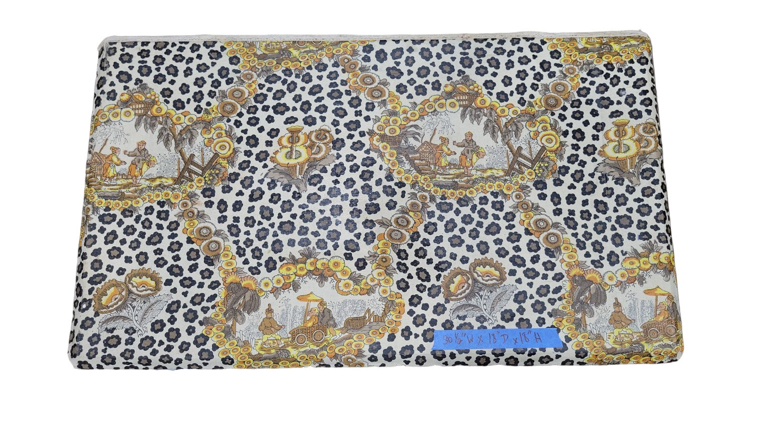 Decoupage Storage Trunk with Patterned Lid