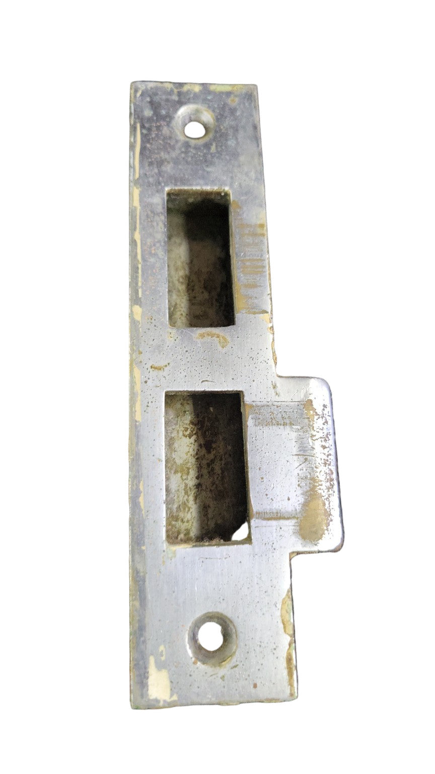 Antique Steel Strike Plate – Marked 1238 – 5 ⅝" L x 1 ¼" W