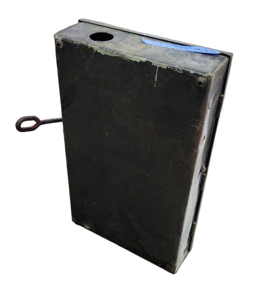 Vintage Industrial Power Switch Box with Hand Crank