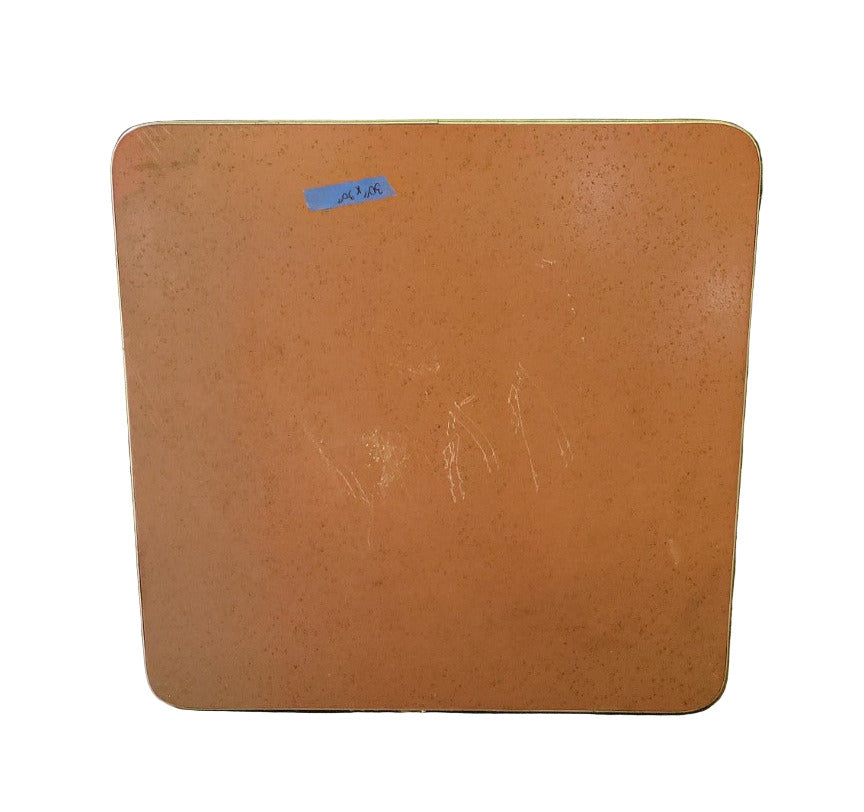 Mid-Century Laminate Tabletop with Aluminum Trim