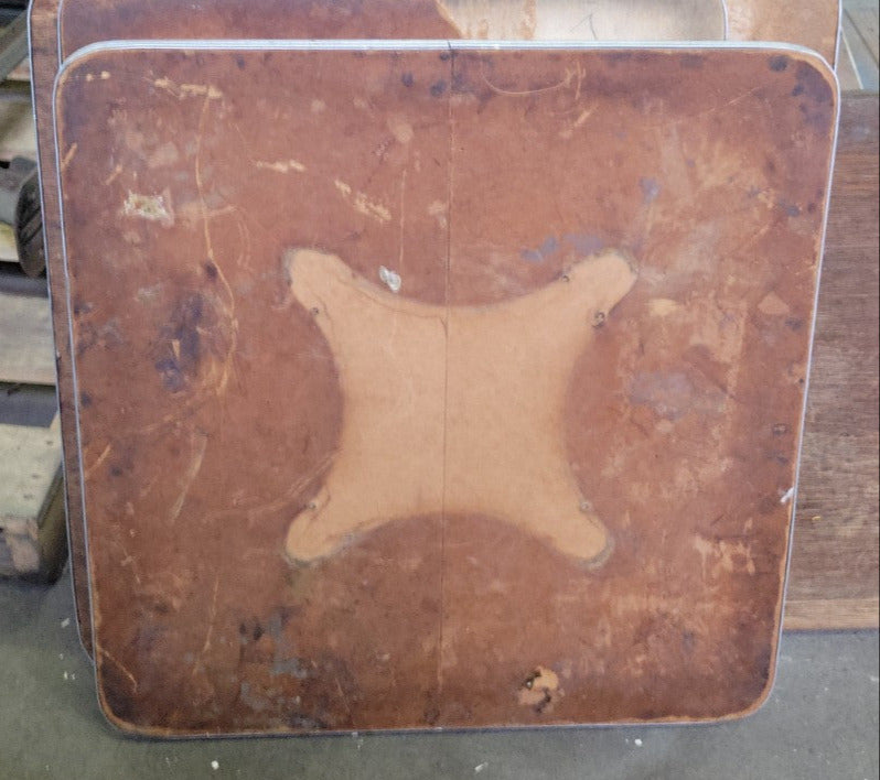 Mid-Century Laminate Tabletop with Aluminum Trim