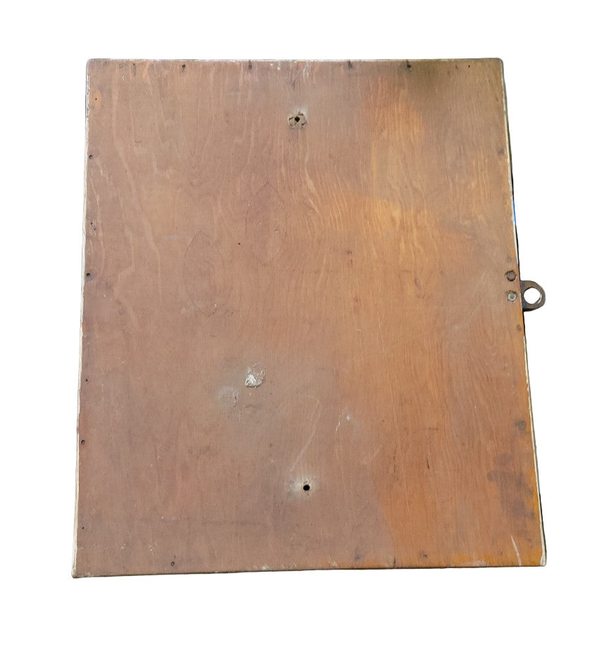 Vintage Wooden Key Organizer Cabinet