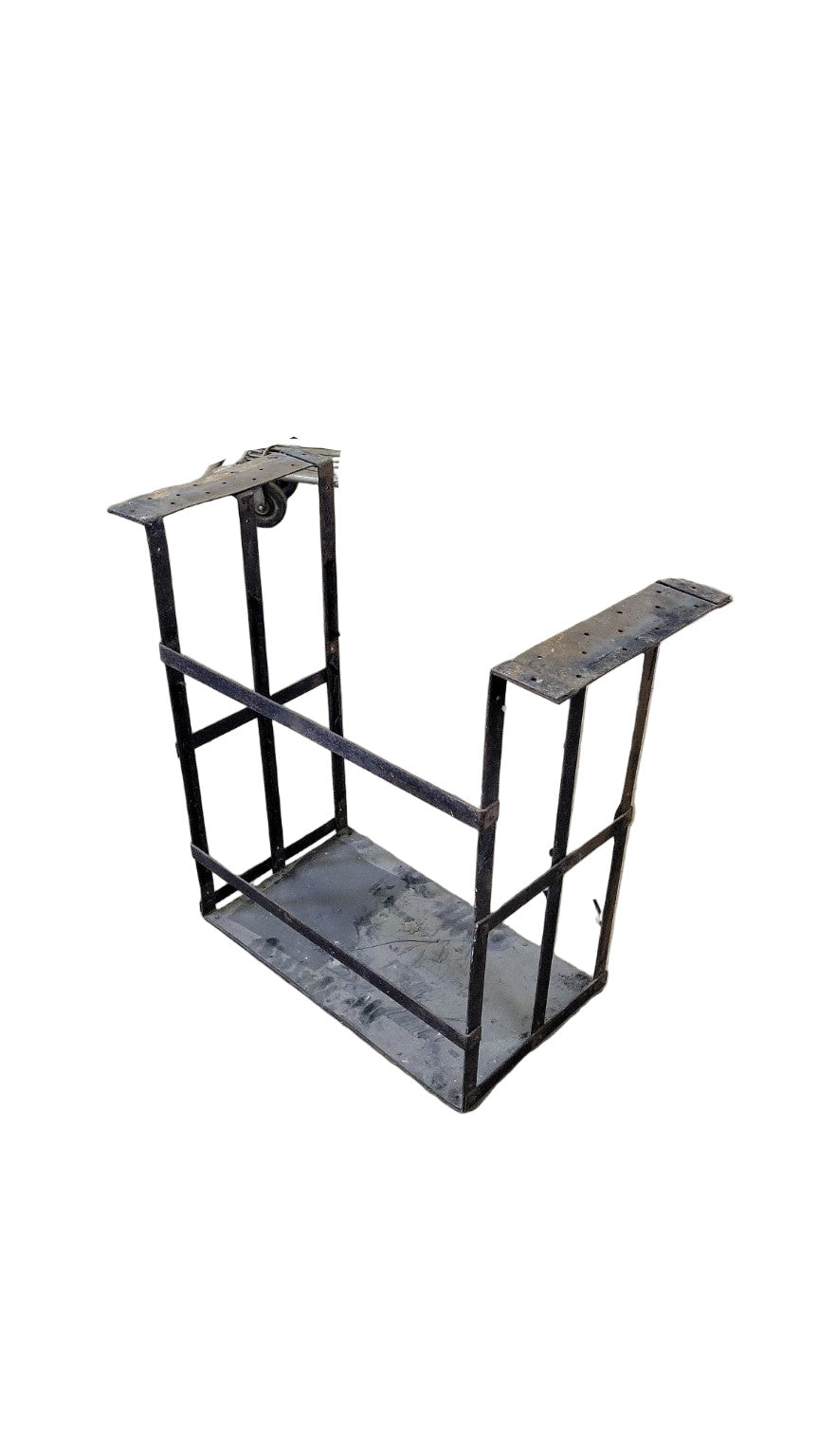 Hanging Industrial Metal Shelf – Under-Bench or Ceiling Mount