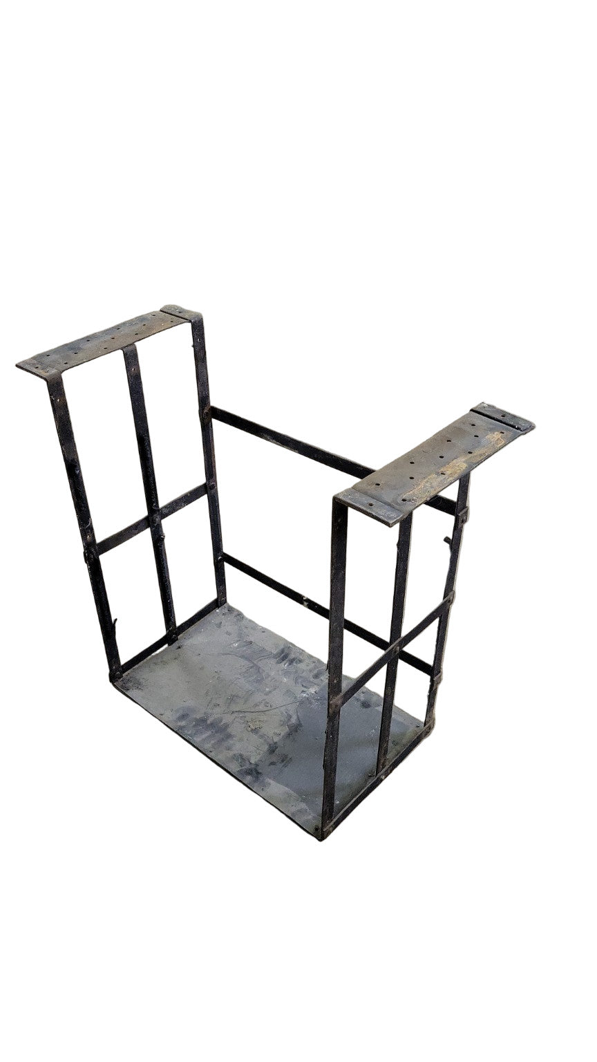 Hanging Industrial Metal Shelf – Under-Bench or Ceiling Mount