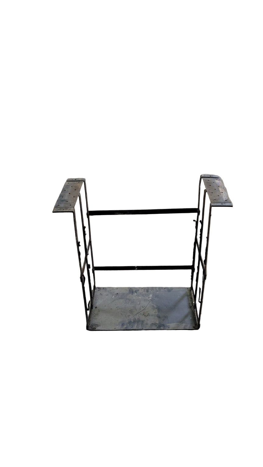 Hanging Industrial Metal Shelf – Under-Bench or Ceiling Mount