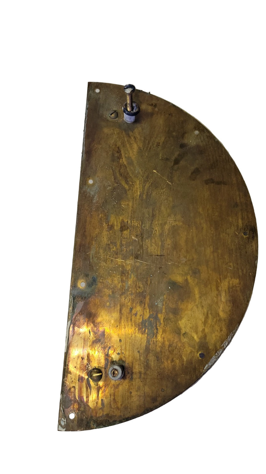 Vintage Solid Brass Half-Round Commercial Door Pull Handle