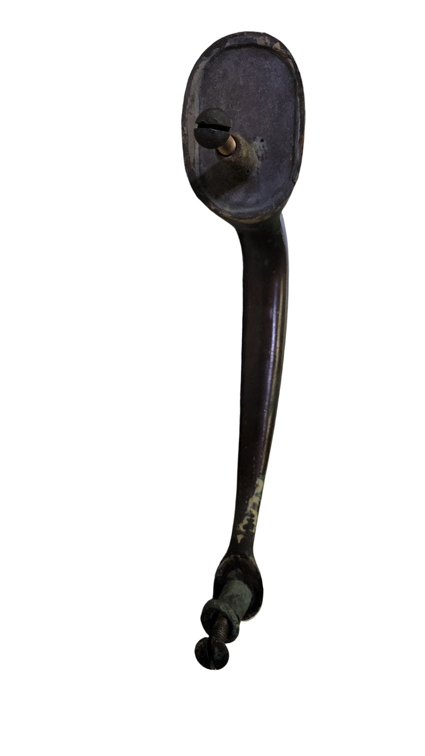 Pair of Vintage Solid Brass Offset Door Pull Handles – 9⅝″