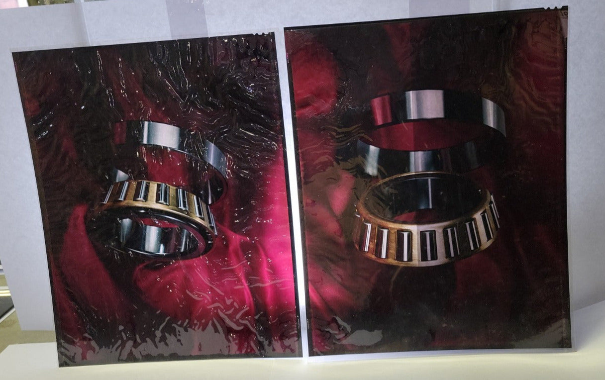 Timken 50th Anniversary Film Negatives – Industrial Product Photography Archive – Set of 7 (c. 1949)