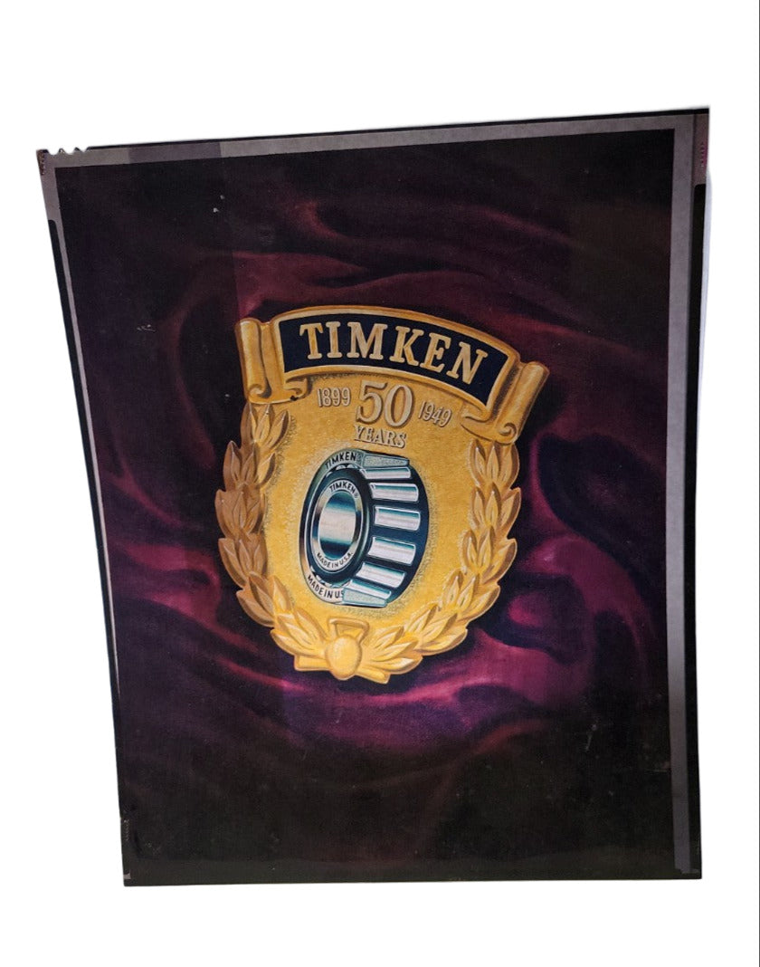 Timken 50th Anniversary Film Negatives – Industrial Product Photography Archive – Set of 7 (c. 1949)