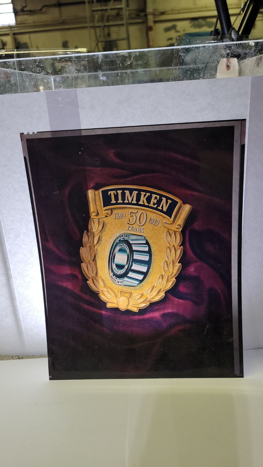 Timken 50th Anniversary Film Negatives – Industrial Product Photography Archive – Set of 7 (c. 1949)