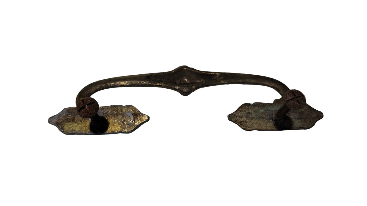 Antique Ornate Metal Drawer Pull – 5 ¼" Wide