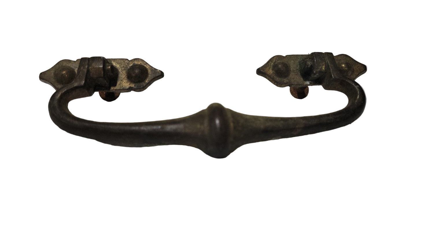 Antique Ornate Metal Drawer Pull – 5 ¼" Wide