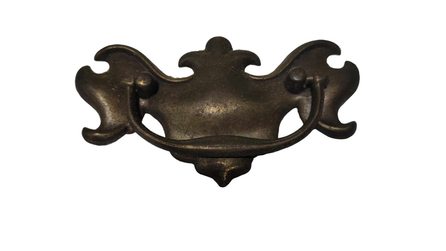 Metal Chippendale Drawer Pull – P19053/4 Stamped Backplate