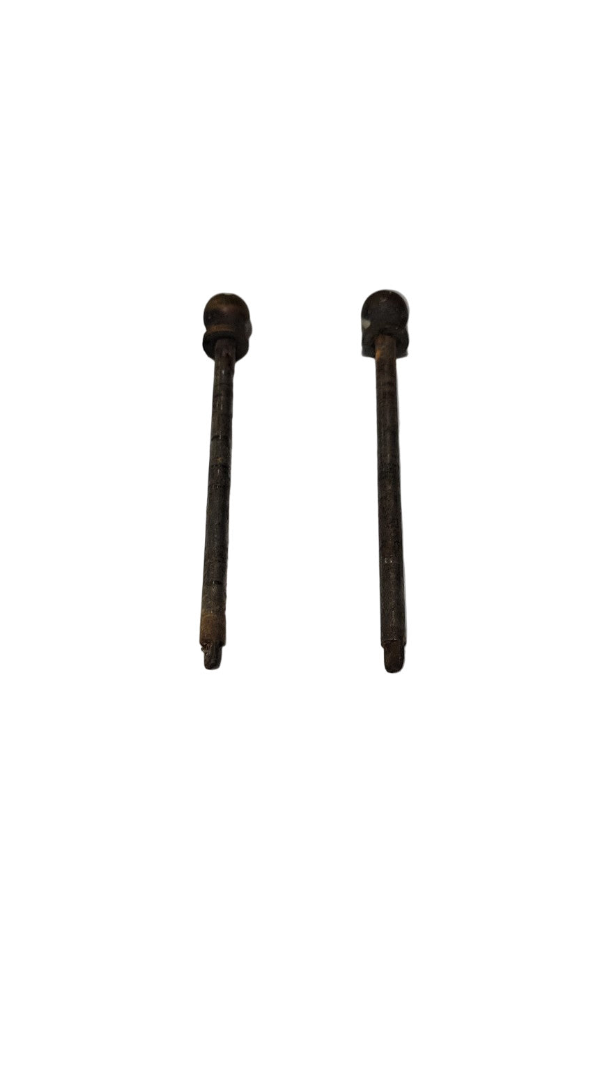 Set of 2 Antique Brass Ball-Tip Hinge Pins – 4½" Long