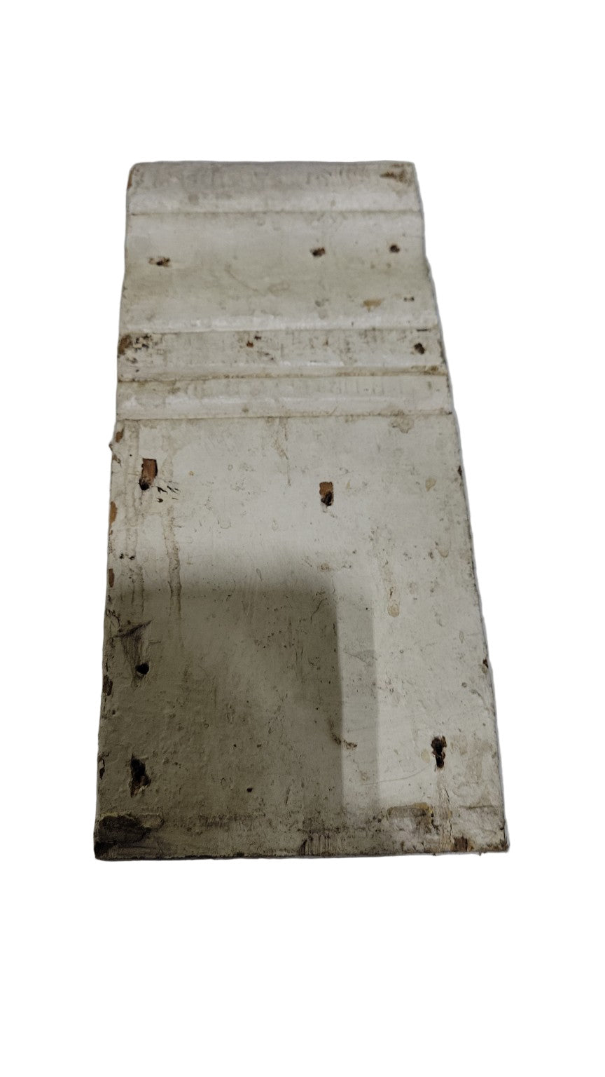 Set of 6 Antique Painted Wood Plinth Blocks – 5” W x 10½” H x 1” D