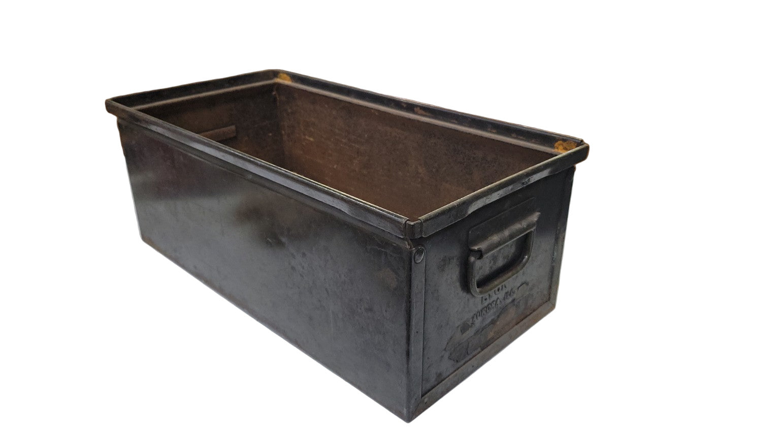 Vintage Lyon Industrial Metal Drawer – 20½”L x 10½”W x 8”H