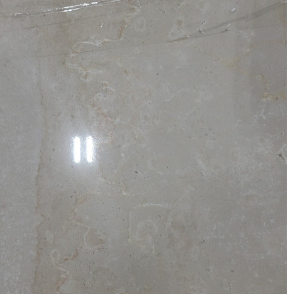 Polished Cream Marble Tile – 39 Sq Ft Lot (12" x 12")